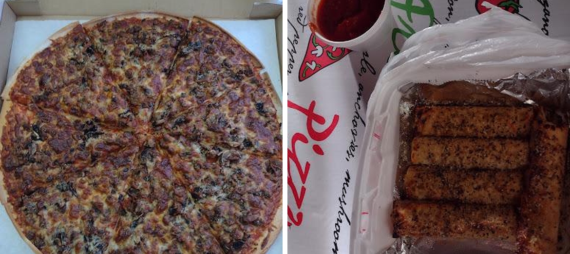 The Bread Barn Pizzeria Menu